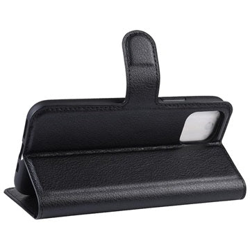 iPhone 11 Pung Taske med Magnetisk Lukning - Sort