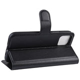 iPhone 11 Pung Taske med Magnetisk Lukning - Sort