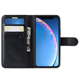iPhone 11 Pung Taske med Magnetisk Lukning - Sort