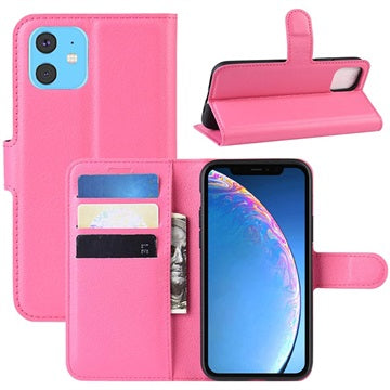 iPhone 11 Pung Taske med Magnetisk Lukning - Hot Pink