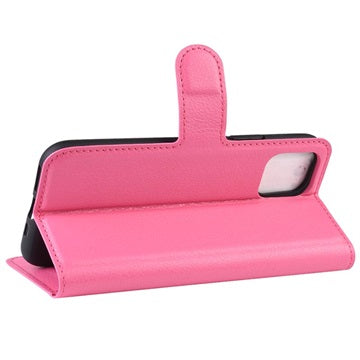 iPhone 11 Pung Taske med Magnetisk Lukning - Hot Pink