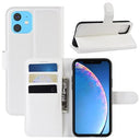 iPhone 11 Pung Taske med Magnetisk Lukning - Hvid
