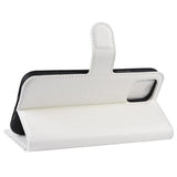iPhone 11 Pung Taske med Magnetisk Lukning - Hvid