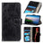iPhone 12/12 Pro Pung Taske med Magnetisk Lukning - Sort