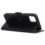 iPhone 12/12 Pro Pung Taske med Magnetisk Lukning - Sort