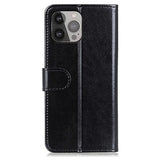 iPhone 13 Pro Max Pung Taske med Magnetisk Lukning - Sort