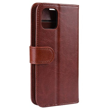 iPhone 11 Pro Max Pung Taske med Magnetisk Lukning - Brun