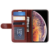 iPhone 11 Pro Max Pung Taske med Magnetisk Lukning - Brun