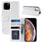iPhone 11 Pro Max Pung Taske med Magnetisk Lukning - Hvid