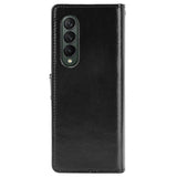 Samsung Galaxy Z Fold4 Pung Cover med Kortlomme - Sort