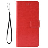 Samsung Galaxy Z Fold4 Pung Cover med Kortlomme - Rød
