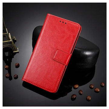 Samsung Galaxy Z Fold4 Pung Cover med Kortlomme - Rød
