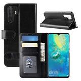 Huawei P30 Pro Pung Taske med Stativ og Magnetisk Lukning - Sort