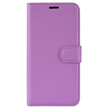 Sony Xperia 1 Pung Taske med Stativ - Lilla