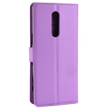 Sony Xperia 1 Pung Taske med Stativ - Lilla