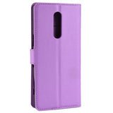 Sony Xperia 1 Pung Taske med Stativ - Lilla
