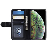 iPhone 11 Pro Pung med Stativ og Magnetisk Lukning - Sort