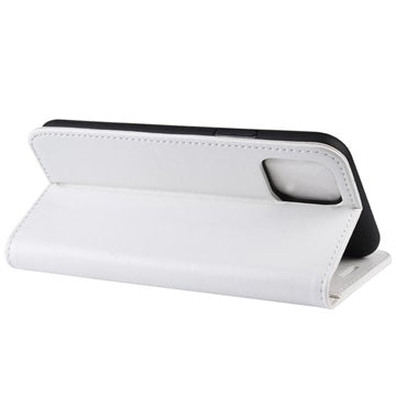 iPhone 11 Pro Pung med Stativ og Magnetisk Lukning - Hvid
