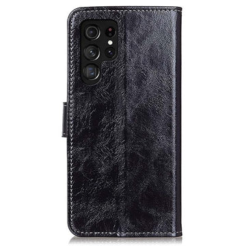 Samsung Galaxy S25 Ultra Pung med Magnetisk Lukning - sort
