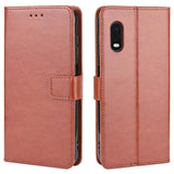 Samsung Galaxy Xcover Pro Pung Taske med Magnetisk Lukning - Brun