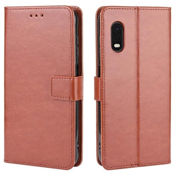 Samsung Galaxy Xcover Pro Pung Taske med Magnetisk Lukning - Brun