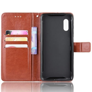 Samsung Galaxy Xcover Pro Pung Taske med Magnetisk Lukning - Brun