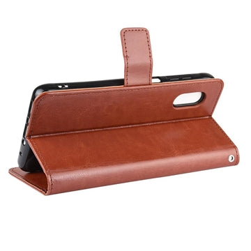 Samsung Galaxy Xcover Pro Pung Taske med Magnetisk Lukning - Brun