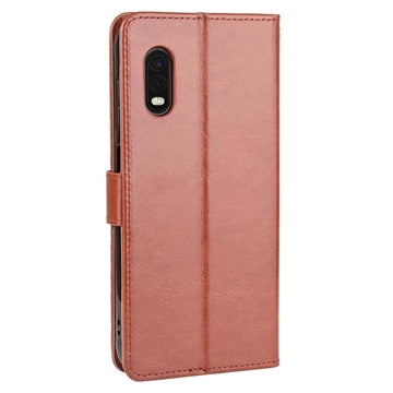 Samsung Galaxy Xcover Pro Pung Taske med Magnetisk Lukning - Brun