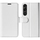Sony Xperia 1 VII Pung med Magnetisk Lukning - Hvid