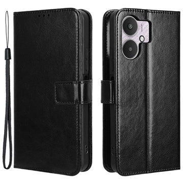 Xiaomi Redmi 13C 5G/Poco M6 Pung Cover med Magnetisk Lukning - Sort