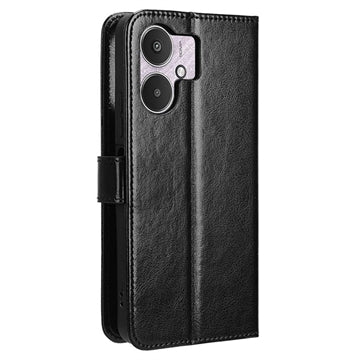 Xiaomi Redmi 13C 5G/Poco M6 Pung Cover med Magnetisk Lukning - Sort