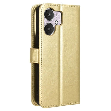 Xiaomi Redmi 13C 5G/Poco M6 Pung Cover med Magnetisk Lukning - Guld