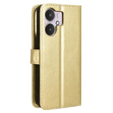 Xiaomi Redmi 13C 5G/Poco M6 Pung Cover med Magnetisk Lukning - Guld