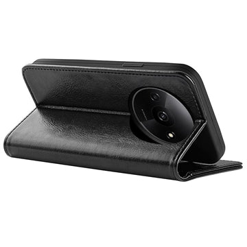 Xiaomi Redmi A3 Pung Cover med Magnetisk Lukning - Sort