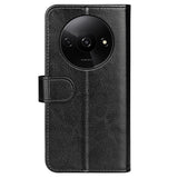 Xiaomi Redmi A3 Pung Cover med Magnetisk Lukning - Sort