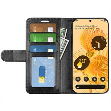 Google Pixel 7 Pro Pung Taske med Magnetisk Lukning - Sort