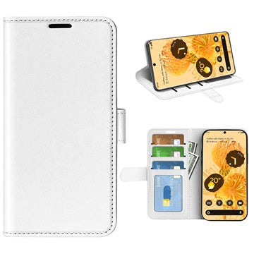 Google Pixel 7 Pro Pung Taske med Magnetisk Lukning - Hvid