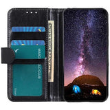 Motorola Moto E20/E30/E40 Pung med Magnetisk Lukning - Sort