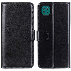 Samsung Galaxy A22 5G, Galaxy F42 5G Pung med Magnetisk Lukning - Sort