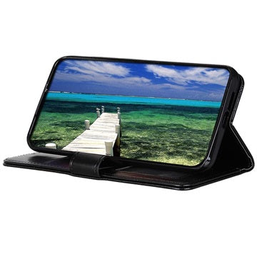 Samsung Galaxy A33 5G Pung med Magnetisk Lukning - Sort