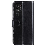 Samsung Galaxy S22 Ultra 5G Pung med Magnetisk Lukning - Sort