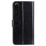 Sony Xperia 1 IV Pung Taske med Magnetisk Lukning - Sort
