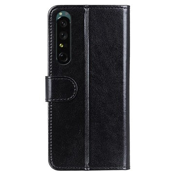 Sony Xperia 1 IV Pung Taske med Magnetisk Lukning - Sort