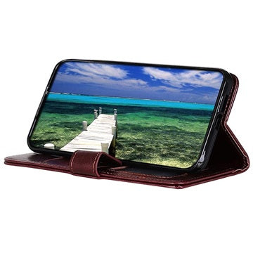 Sony Xperia 1 IV Pung Taske med Magnetisk Lukning - Brun