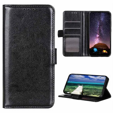 Sony Xperia 10 IV Pung med Magnetisk Lukning - Sort
