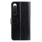 Sony Xperia 10 IV Pung med Magnetisk Lukning - Sort