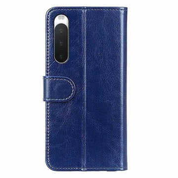 Sony Xperia 10 IV Pung med Magnetisk Lukning - Blå