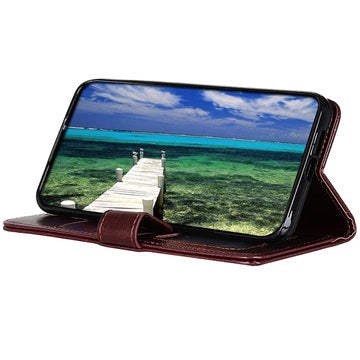 Sony Xperia 10 IV Pung med Magnetisk Lukning - Brun