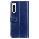 Sony Xperia 10 V Pung med Magnetisk Lukning - Blå