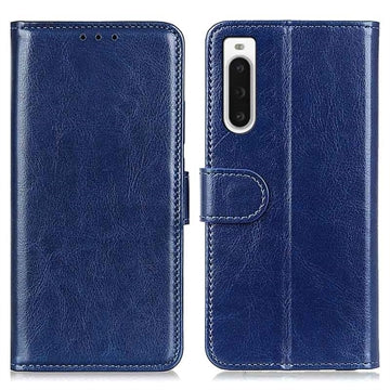 Sony Xperia 10 V Pung med Magnetisk Lukning - Blå